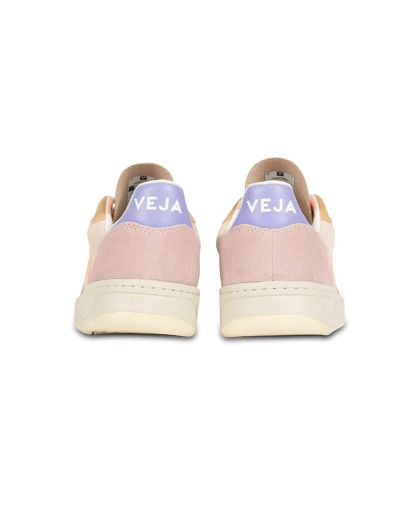 Veja V-10 Suede - Multicolour/Peach