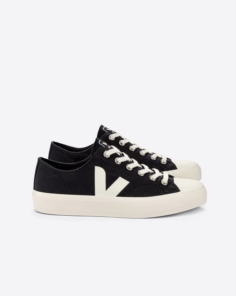 Veja Wata II Low Canvas - Black Pierre